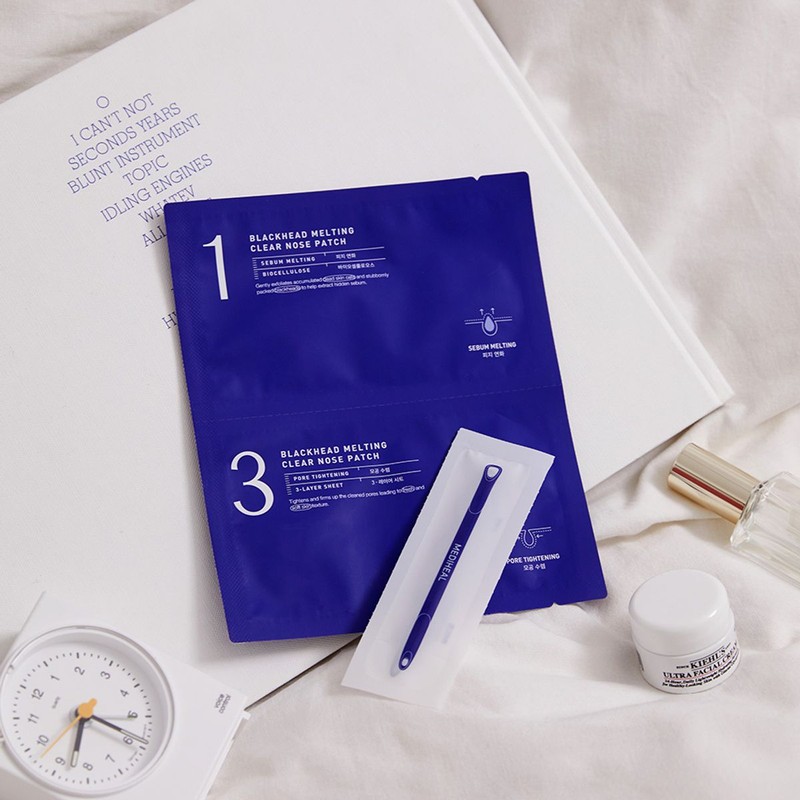 Mediheal [2pack] Blackhead Melting Clear Nose Pore Strips 4 Sheets*2