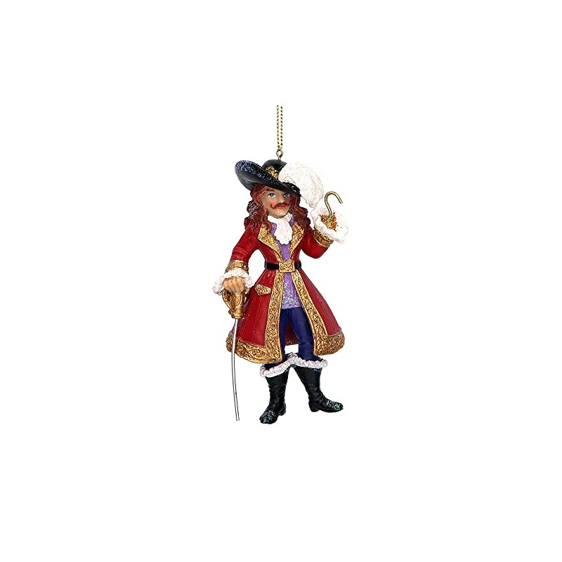 Crafty Capers Captain Hook Hanging Ornament | Peter Pan Christmas