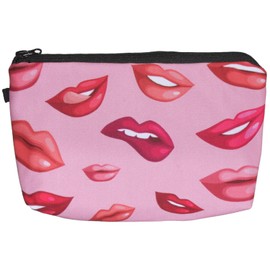 Scarlet Health Beauty Cosmetic Bag for Handbag and Travel Toiletry Bag Small Compact Makeup Bag for Make-Up etc., Mouth 2