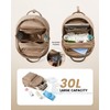 LOVEVOOK Changing Backpack Baby Changing Bag, khaki, M