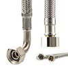 tecuro Drinking Water Inlet Hose Female with Elbow 90° x