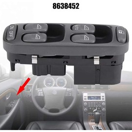 Interruptor de ventana eléctrica para 1998-2000 VOLVO V70 XC70 S70 8637145, 8638452 71071