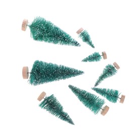 MERRYHAPY Mini Christmas Tree Decorations 34pcs Lifelike Ornaments Neutral Home Decor for Christmas Xmas Tree Model Accessory