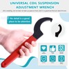 Cimeton 4Pcs Heavy Duty Carbon Steel Coilover Adjustment Spanner Wrench