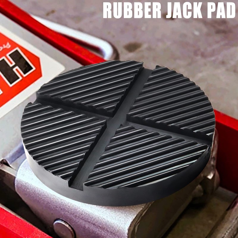 2Pcs Universal Floor Slotted Car Rubber Jack Pad Frame Protector