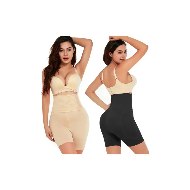 Faja Colombiana Levanta Glúteo Reductora De Cintura Color Negro Talla