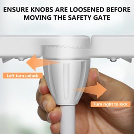 Mumeasy 150" Extra Wide Baby Gate, Play Yard Child Safety Gate, Dog Gates with Auto-Close Door, Double Locking System for The House Doorways, Fireplace, Kitchen, 6-Panels, 29" Tall
