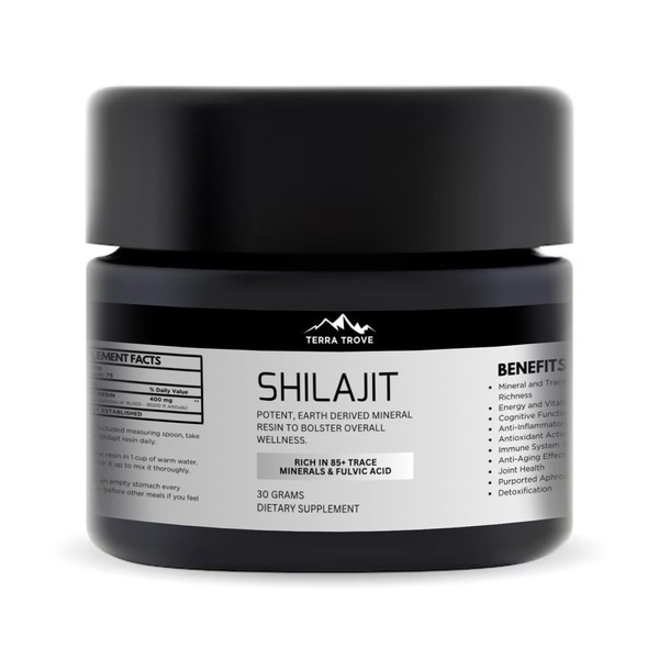 Terra Trove - Pure Himalayan Shilajit Resin | 100% Authentic,