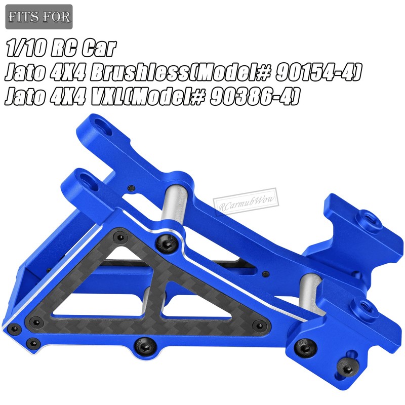 RCarmubWow RC Rear Wing Mount w/Washer Upgrades Part for 1/10