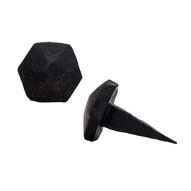 Van Dyke's Restorers Handmade Forged Iron Metal Clavo Nails Tacks (Pack of 6), Hexagon, 3/4"