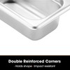 SignatureWares™ Commercial Stainless Steel Steam Table Pan, 1/9 Size, 2½"