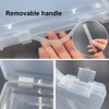 WYAN 2 Pcs A4 Lever arch files Storage Boxes,Clear Plastic