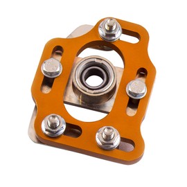 maXpeedingrods Coilovers Camber Plates Adjustable Front Upper Mount for Ford Mustang 1979-1989, 2PC Camber Caster Plate Gold