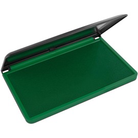 MaxMark Large Premium Green Ink Stamp Pad - 3.5" x 6.25" - Quality Felt Pad