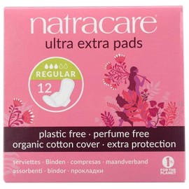 NATRACARE Ultra Extra Pads Normal 12s (Pack of 2) by Natracare