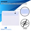 GP Globe Packaging 50 x C6 A6 White Plain Self