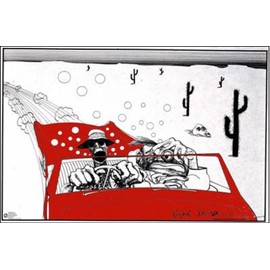 Ralph Steadman (Fear and Loathing in Las Vegas) Art Poster Print - 36x24