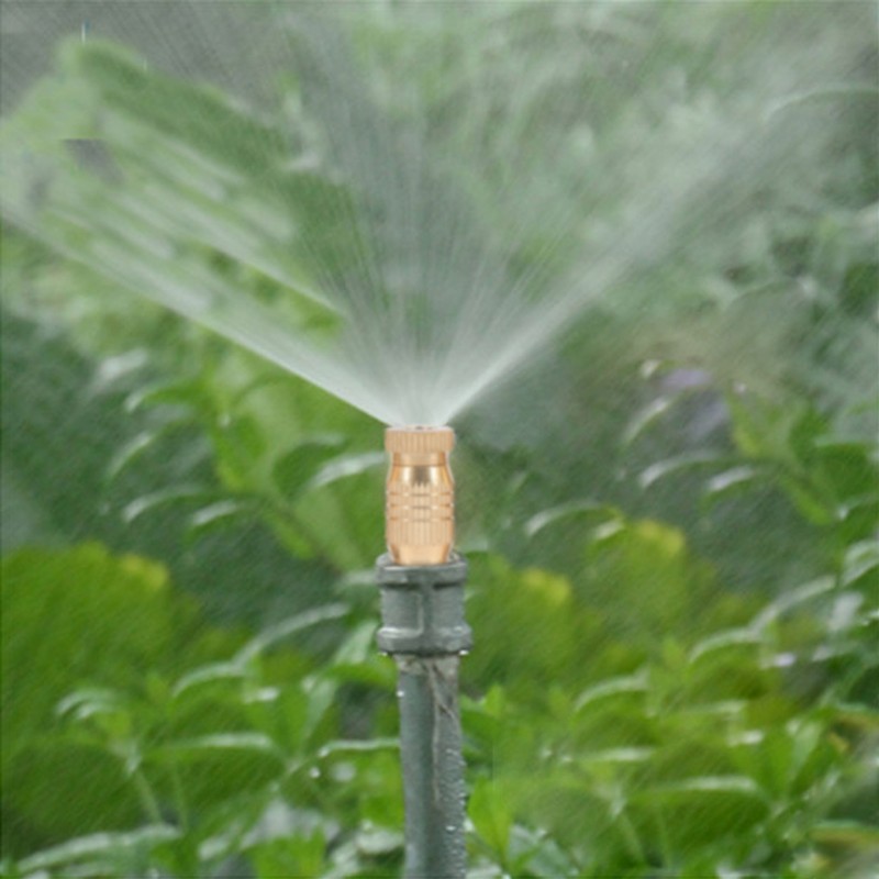 10Pcs Threaded Brass Fog Mist Nozzles Misting Fogging Spray Sprinkler