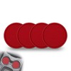 Msyuusr 4PCS Car Cup Holder Coaster, Silicone Honeycomb Auto Anti