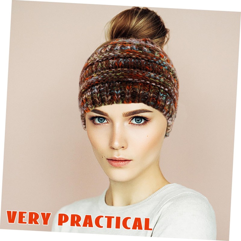 Ipetboom 2pcs Winter Knitted Headband Stylish Ear Warmer Hairband for