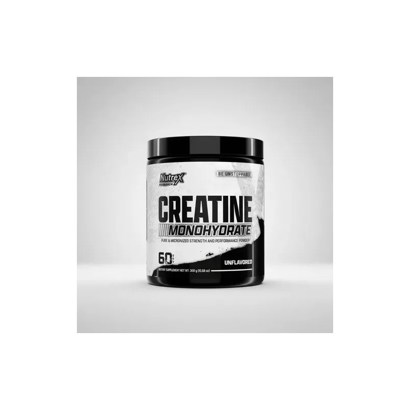 Nutrex Creatina Monohidratada En Polvo 300g 60 Servicios