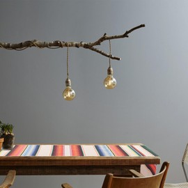 Mikinona Mexican Style Table Runner Elegant Decor for Parties Weddings and Home Dining Wear Resist Tablecloth for Celebrations