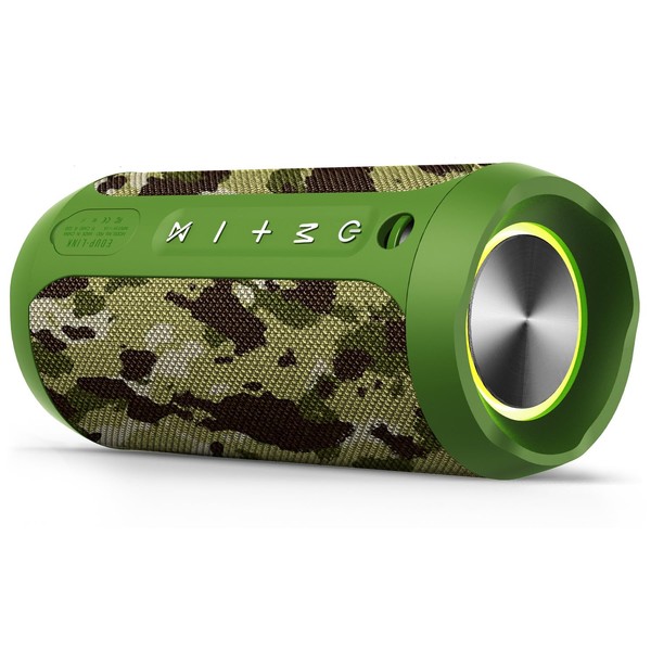 EDUPLINK Bluetooth Speaker, Portable Wireless Speaker, Waterproof IPX7 Speaker Camouflage