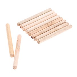 50pcs Woodworking Hardwood Round Dowel Pins Wooden Craft Rods Furniture Fitting Tools 10x100mm(DXL)/0.39"x3.94"