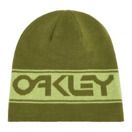 Oakley Men's Thermonuclear Protection Reversible Beanie, Fern/Light Green, One Size