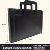 MSP 7 Ring Business Check Portfolio Binder with Handle, Zipper