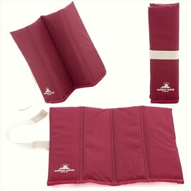 Outdoor World Folding Sit Mat - Portable Seat Pad-Lightweight Sitting Cushion for Hiking Outdoors Camping Park Picnic Fishing Beach Playground Thermally Insulated,Waterproof,Moisture-proof (Burgundy)
