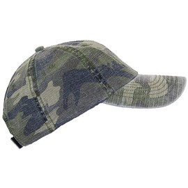 Mega Cap MG Unisex Unstructured Ripstop Camouflage, Camo, Size One Size