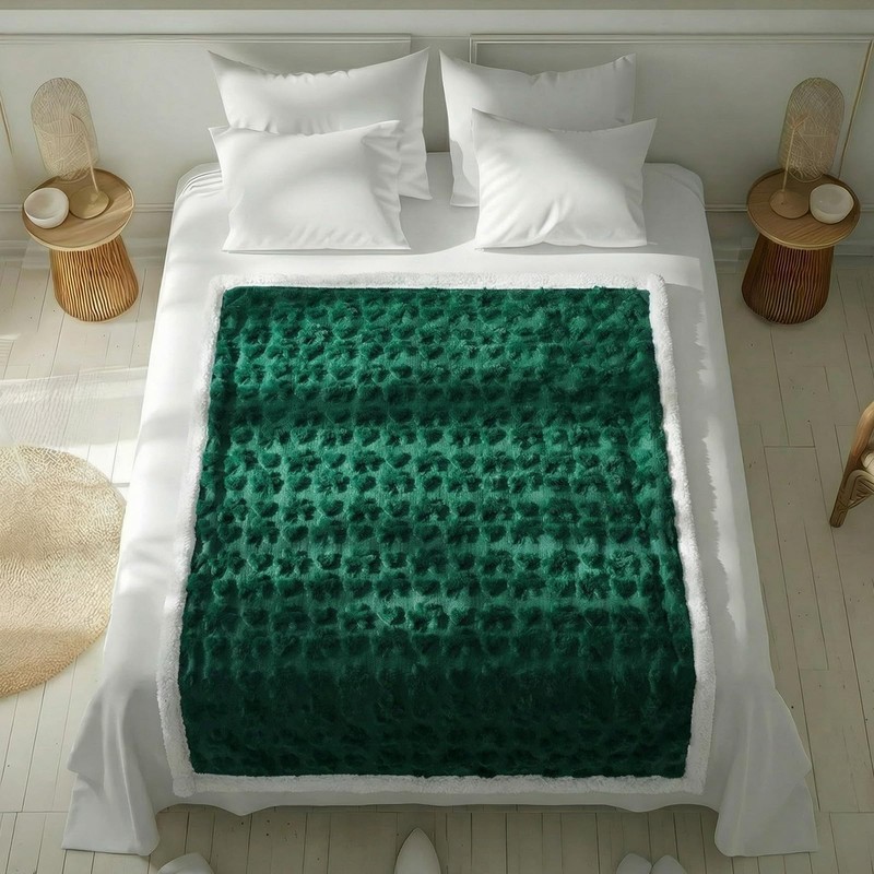 Mindsoft St. Patrick's Day Sherpa Blanket 50 x 60 Inch,