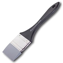Barvotti Silicone Color Shaper Brush (Mottler) - a Flat Sharp-Edged Flexible Tool to Apply, Move and Remove Acrylic Paints and Water Based Medium with Precision - A Studio Essential 2.5 Inch Wide