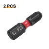 HARFINGTON 2pcs PZ3 Pozi Screwdriver Bit 1/4" Hex Shank 25mm/1"