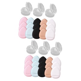 MERRYHAPY 2sets Loose Powder Makeup Supplies Foundation Cream Strap Women's Makeup Beauty Tools for Easy Application 15pcs*2