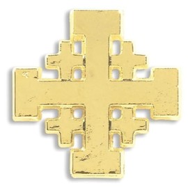 Christian Brands Jerusalem Cross Lapel Pin