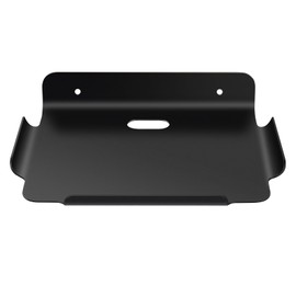 BAYWEEY 8" Floating Shelves, Metal Wall Shelf for Wall Storage, for Smart Home, Speakers, Internet Router, Security Camera, for Bedroom, Bathroom, and Living Room (Black)