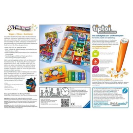 Ravensburger tiptoi Spiel 00555 Monsterstarke Musikschule - Lernspiel ab 4 Jahren, Singen-Hören-Musizieren, für 1-4 Spieler