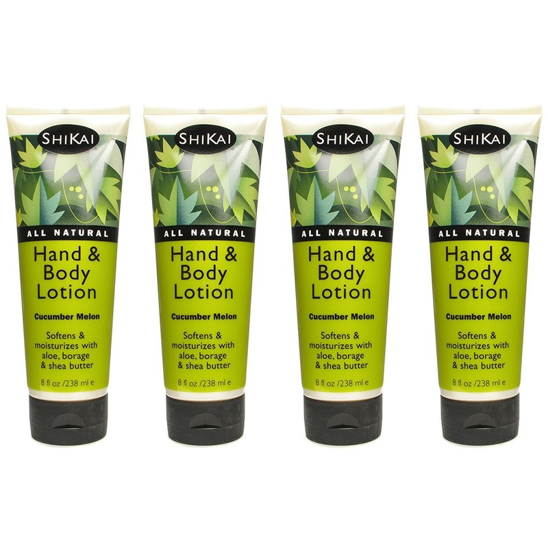 Pack of 4 x Shikai All Natural Hand And Body