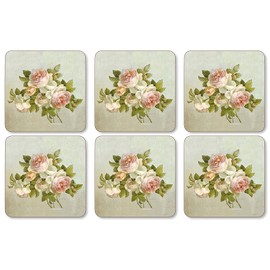 Pimpernel Antique Roses Collection Coasters - Set of 6