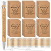 Kosiz Christmas Employee Appreciation Gifts Inspirational Retractable Bamboo Pens and
