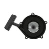 Recoil Starter Universal Aluminum Alloy Black Engine Pull Start Assembly
