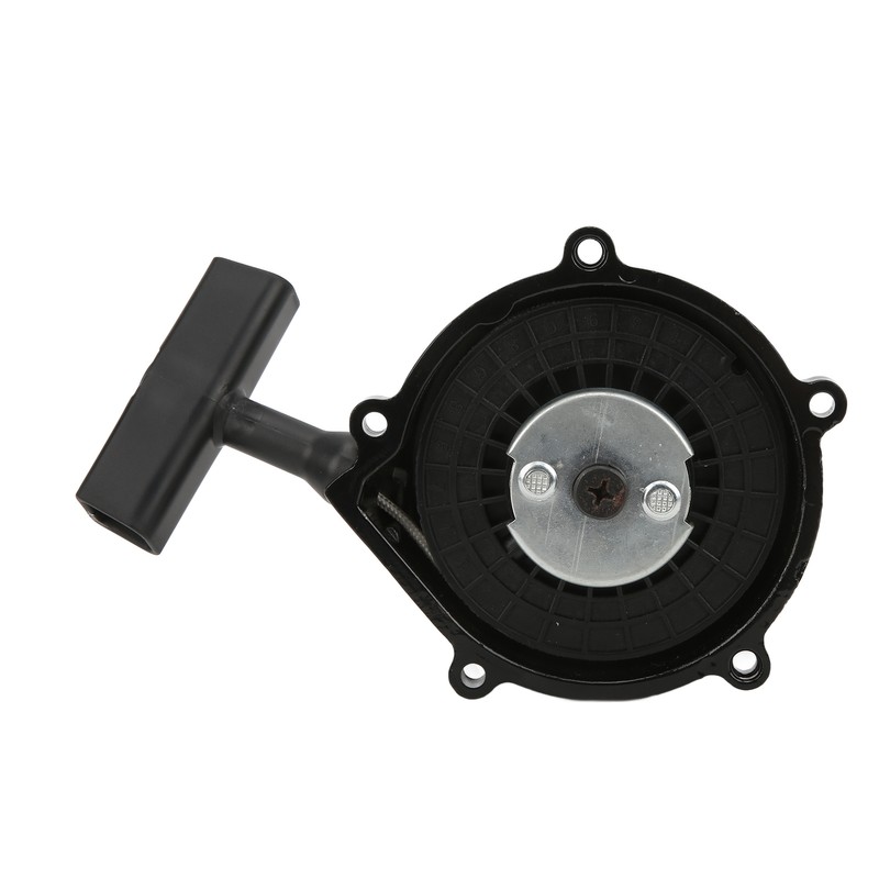 Recoil Starter Universal Aluminum Alloy Black Engine Pull Start Assembly