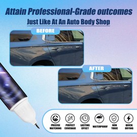 Car Touch Up Paint(Downpour Metallic(GXP/WA136H)) Compatible With GMC, Premium Car Scratch Remover for Deep Scratches, Car Paint Pen Scratch Repair Two-In-One Touch Up Paint