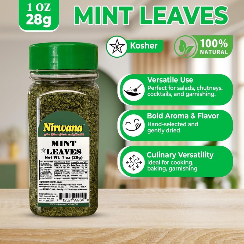 Premium Dried Mint Leaves – Refreshing Flavor for Tea, Candy,