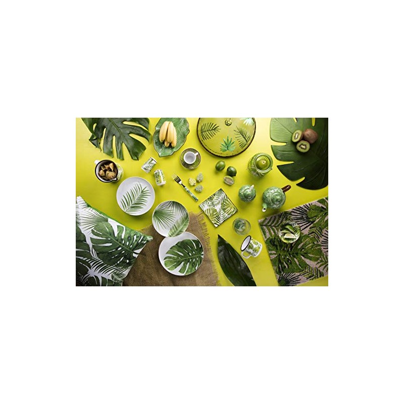 Excelsa Foliage Ceramic Dinner Plate