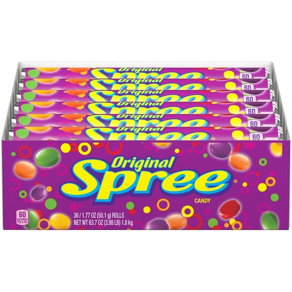 Spree Original Candy, 1.77 Ounce Rolls (Pack of 36)