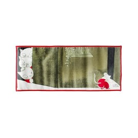 Handkerchief for Cleaning Glasses and Smartphone - Fukufuku Cloth, Hide and Seek (Makimichi)