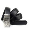 Glamexx24 Men's Belt, Eagle Pattern Belt, Wide 35 mm Automatic